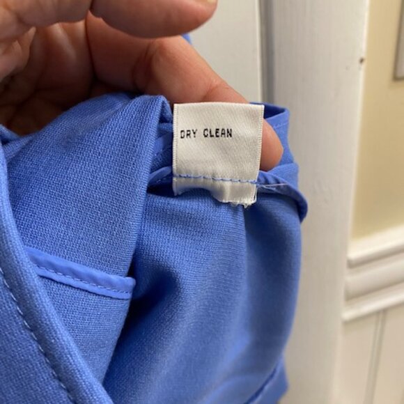 Talbots Periwinkle Blue Blazer Jacket Size 10 Petite - Picture 6 of 7